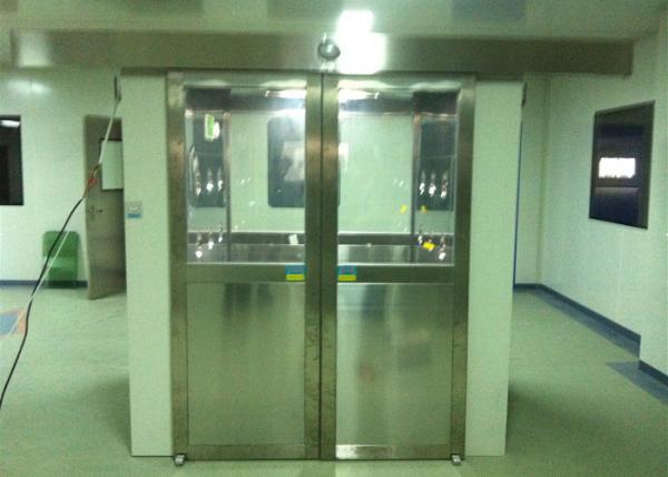 Quality Three Side Blowing Stainless Steel Pharmaceutical Cleanroom Air Shower System 380V 60HZ for sale