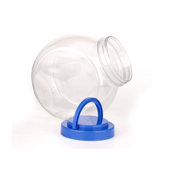 Transparent Food Grade Clear Pet Jars Plastic Screw Cap Waterproof