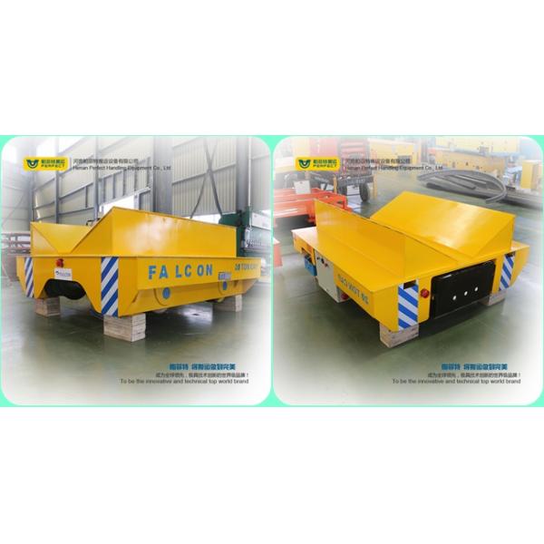 V-shape and roller on transfer car for coiled material applied in plant