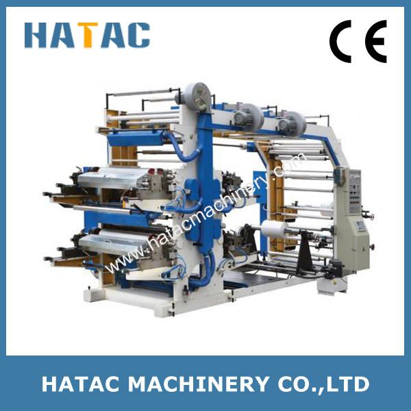 4-color Plastic Film Printing Press Machine,Aluminum Foil Printing Machine,Paper