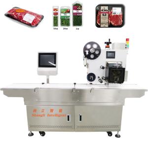 China 1850x1200x950mm Supermarket Meat Labeling Machine for Printing Shops and Labeling Beef wholesale