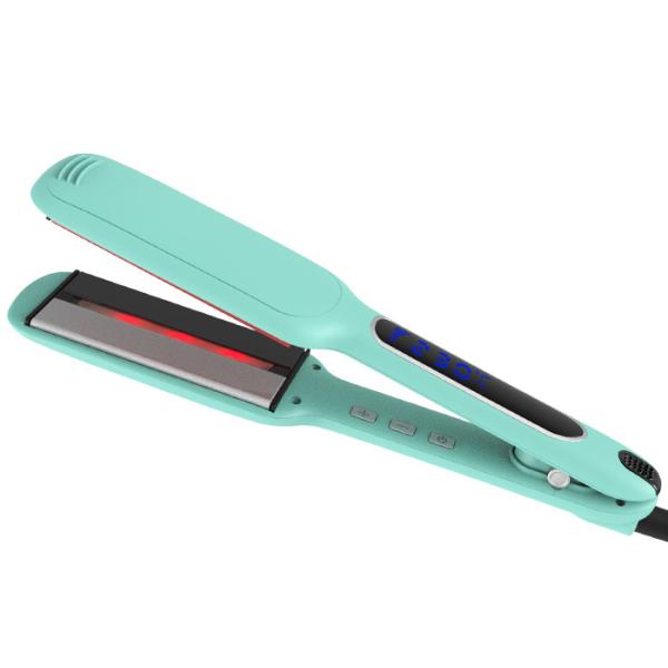 LCD Display Infrared Hair Straightener , 35W Hot Tools Professional Flat Iron