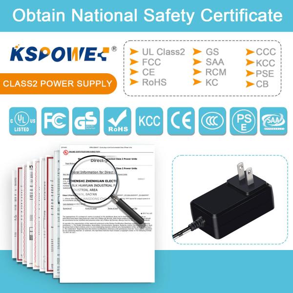 12v 2500ma Class 2 Power Supply 60Hz Wall Mount Power Adapter Output AC DC 7.5v 21v 500ma 4000ma