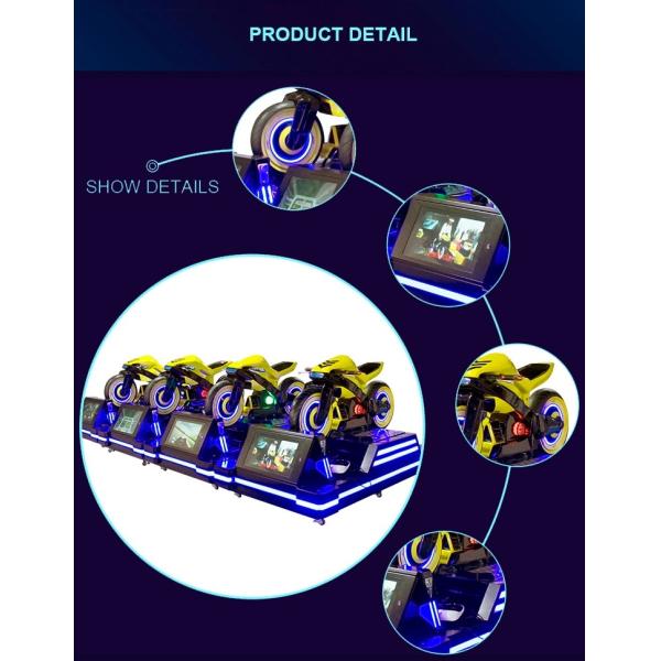 Coin Payment 24'' Screen 9D VR Motor Simulator