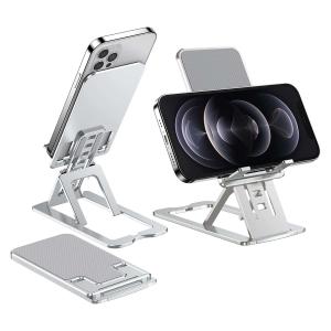 Universal Adjustbale Folding Desktop Phone Stand Aluminum 2cm thick