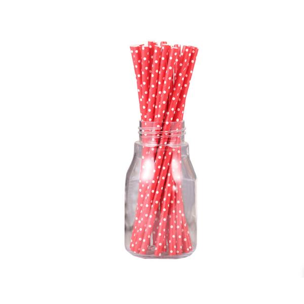 Food Grade Certified 100% Biodegradable Environmentally Friendly Disposable Kraft Paper Straws 6/8/10/12*180/190/200MM