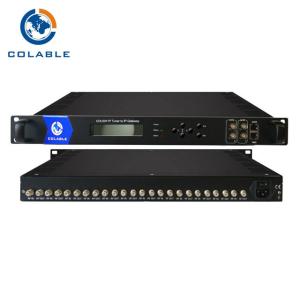 China Digital Receiver DVB IP Gateway With 8 12 16 20 24 RF Input IP Output wholesale