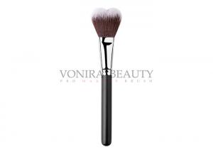 China Heart Shape Private Label Makeup Brushes Beautiful Vegan Free Taklon Hair on sale