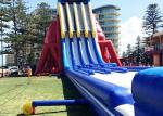 Outdoor Entermainment Inflatable Water Slide With Pool Fire Retardant