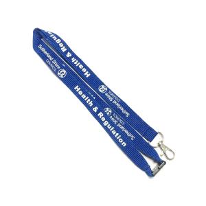 Staff Accessories Custom Polyester Lanyards , Safety Breakaway Lanyard Simply