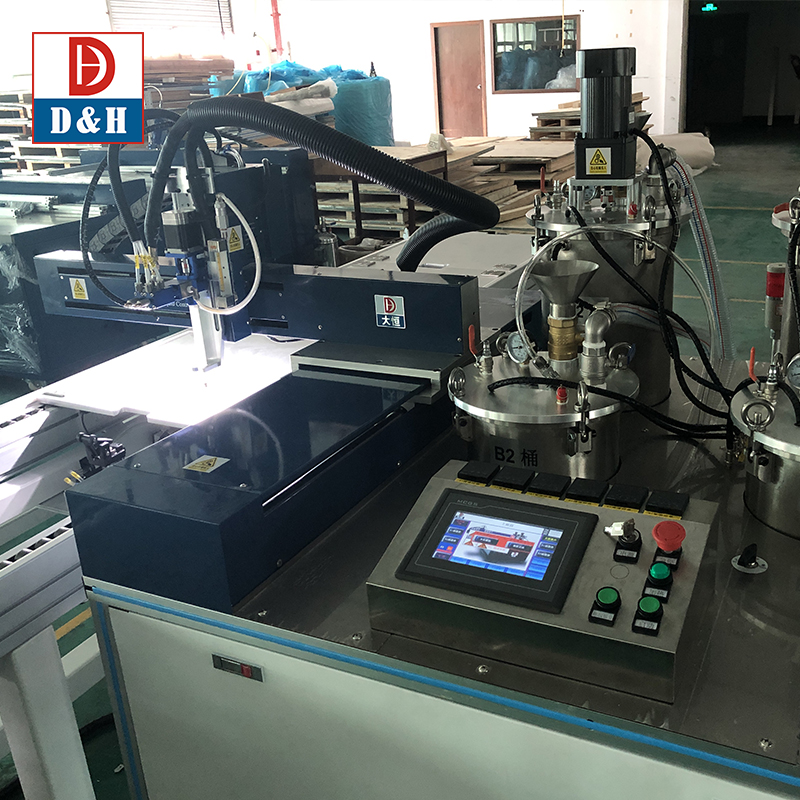 Manufacturing Plant Two Component Glue Dispenser Machine for Contact Production Line