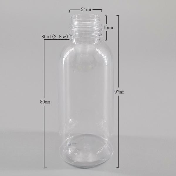 4oz Round 120ml PET Plastic Spray Bottle Cosmetic Packaging