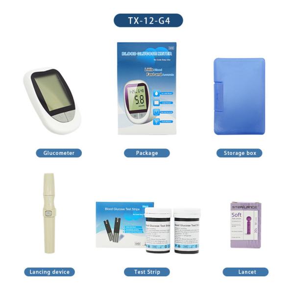 8s Digital Home Glucose Monitors Portatil Glucose Meter Sterile