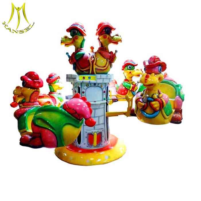 China Hansel amusement park electronic game machine fiberglass toy rides wholesale