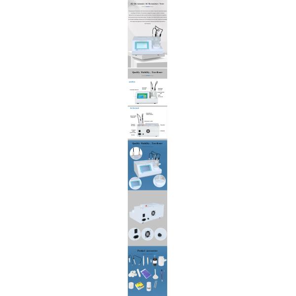 Automatic Transformer Oil Analysis Trace Moisture Tester 64K Touch Screen Display
