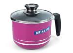 China Home Cooking Forged Aluminum Round 5.0mm Milk Pot With Lid wholesale