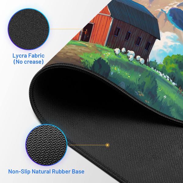 Personalised Mouse Playmat Sublimation Blank Neoprene Square Rubber Pad for Gaming