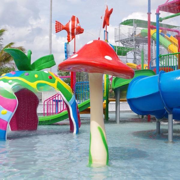 Fiberglass Outdoor Playground Resort Water Park Equipment