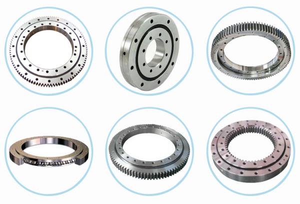 Manufacturer cusom machine parts ring gears rubber coated ball slewing bearing