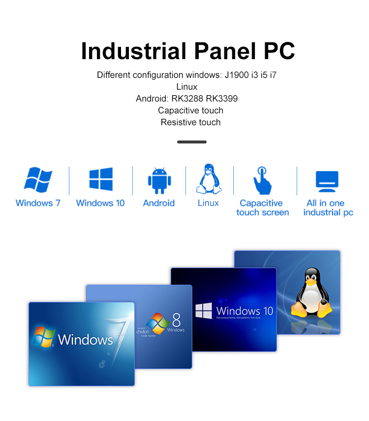 Industrial IP65 Embedded Mini Computer All in One Small PC with VGA WIFI HDM-I