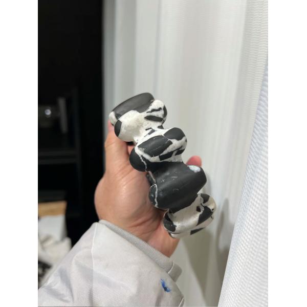 Modern Round Marble Ashtray Easy To Clean Marble Ash Trays Minimalist