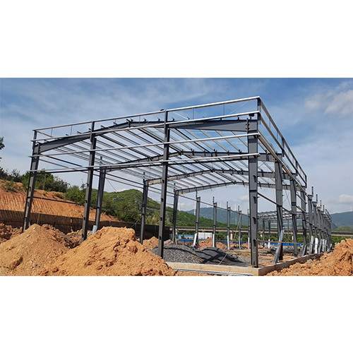 China Pre Fabricated Steel Structure Construction , Industrial Metal Structure Fabrication wholesale