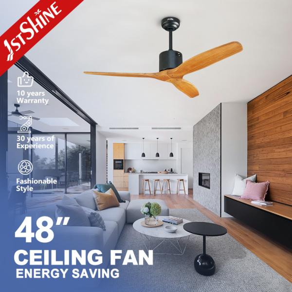 Quality Remote Control OEM Decorative Ceiling Fan Without Light 3 Speed Choice for sale