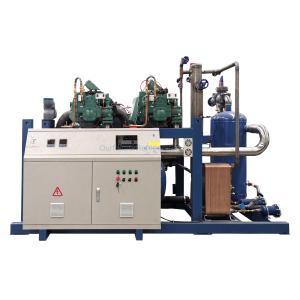 China Customizable Screw Compressor Unit R404a Refrigerant / Refrigeration Unit wholesale