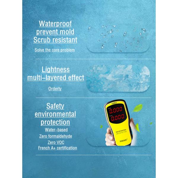 Decorative Matte Velvet Paint for Living Room Washable and Durable Artistic Finish