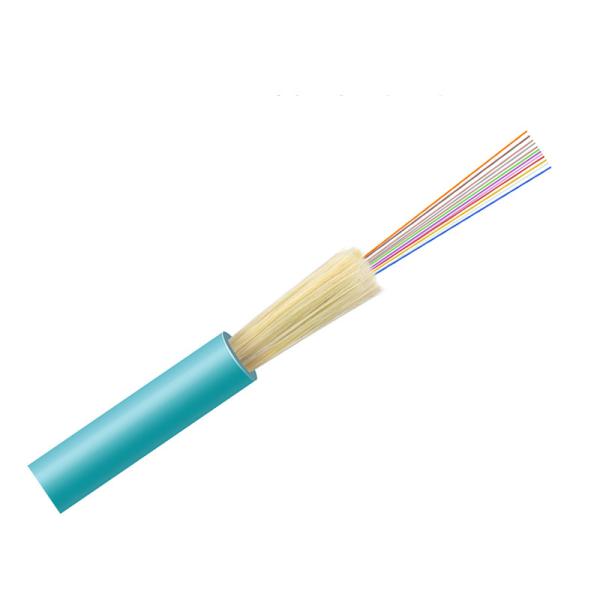 Quality MM Mini 12 Core OM4 Fibre Cable LSZH Bare Fiber Optic Cable Aqua 50/125 for sale