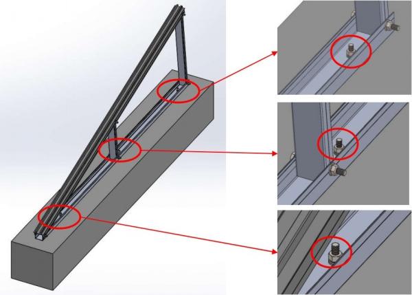 Structure home system solar panel Ballasted Solar Mounting Systems solar