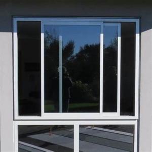 Bedroom Aluminium Powder Coated Sliding Windows Wind Resistant