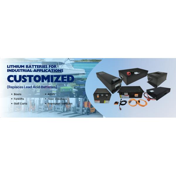 Custom Made 100Ah To 400Ah 24V Lithium Battery Pack For Trucks And RV