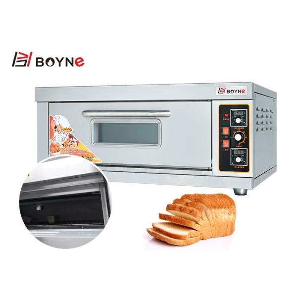 One Tray Bakery Deck Oven Mechanical Temperature Controller With Timer temperature can get 300°C