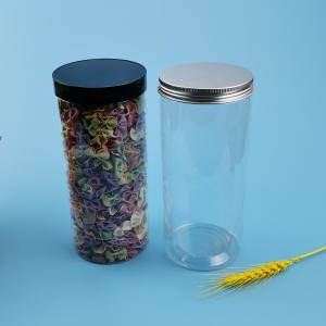 China 85mm Screw Cap 1200ML PET Plastic Screw Cap Jars on sale