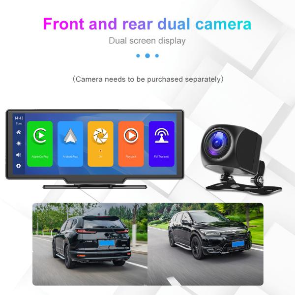 10.26" Wireless Carplay Dashboard Media Player 2.5K Android Auto