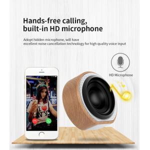 China Wooden Wireless Bluetooth Speaker BT4.2 HIFI Sound 400mah Battery wholesale