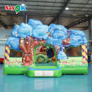 China Customized Inflatable Bouncer Slide 6X6X4.3MH Print Avaliable PVC wholesale