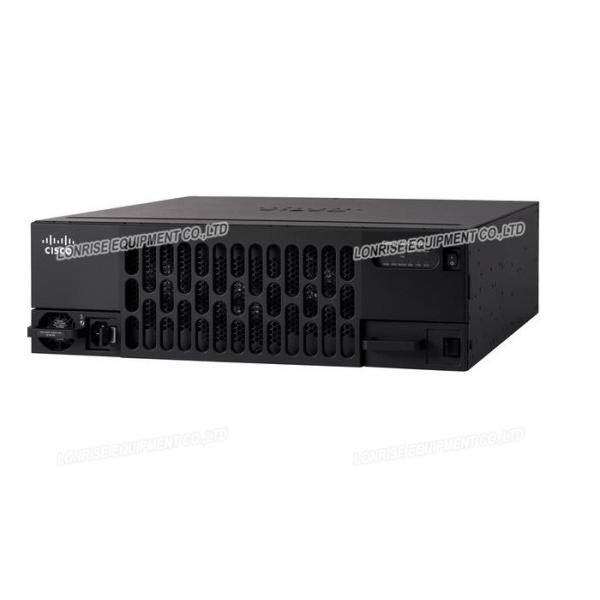 Cisco Router ISR4461/K9 4 Onboard GE 3 NIM Slots 1 ISC Slot 3 SM Slots 8 GB Flash Memory Default 2 GB DRAM Default