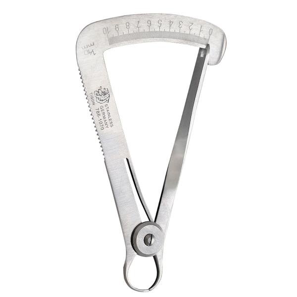 Quality Stainless Steel Inside Calipers Degree Gauge Measuring 0-10mm for sale