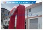Waterproof Commercial Custom Inflatable Arch Red Gateway Square for Amusement