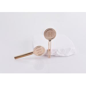 Buy cheap Luxury Key Shape Design Mini Heavy Metal Cosmetic Zinc Alloy Spatula Makeup from wholesalers