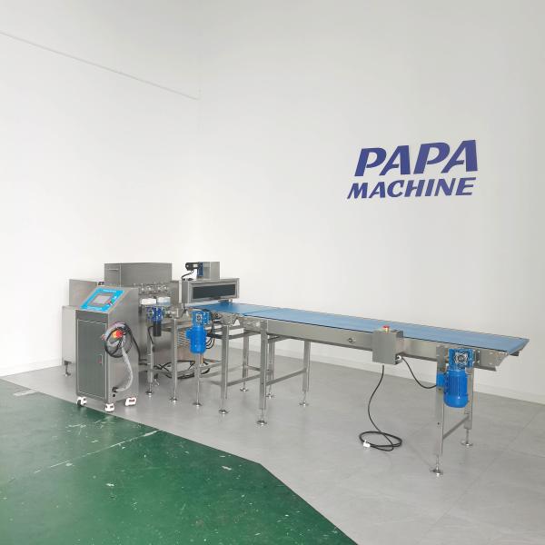 Papa Fully Automatic P400 Multi Row Protein Energy Bar Production Line For Hard Bar Making