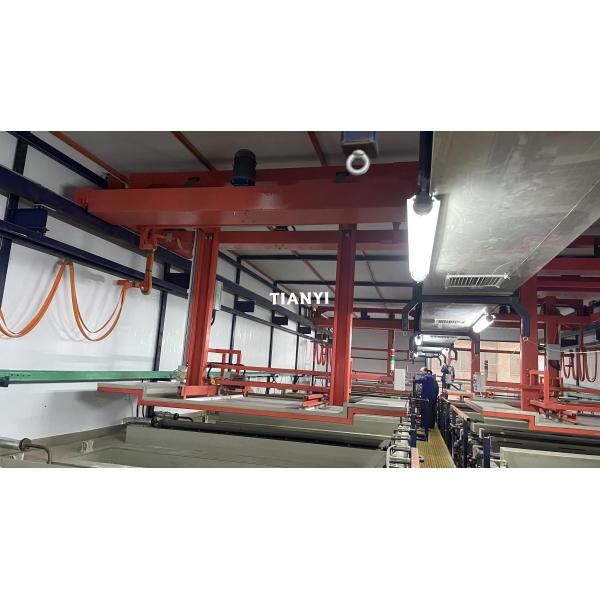 Automatic Metal Galvanizing Machine Galvanized Line For Zinc Nickel Plating Products