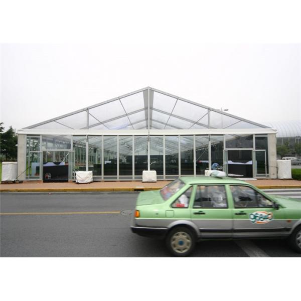 15m * 25m Transparent Water Proof PVC Tent Fabric Party Tents For Outdoor Activity