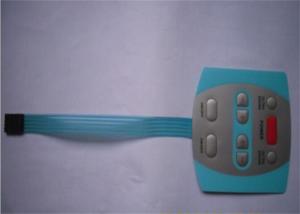 China Single Push Button Rubber Membrane Switch For Automotive , Thin Film Switch wholesale
