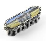 China 10*5 cm Horse Grooming Brushes With Sharp Ends And Stereogram Pattern wholesale