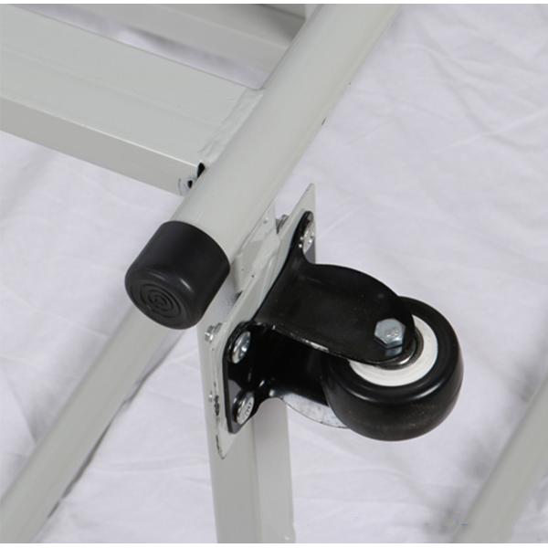 Supermarket Movable Easy Climb Rolling Platform Ladders 3 Steps High Stability