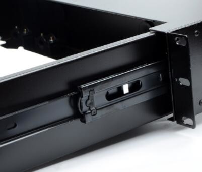 2U 48 Port Patch Panel , 19 Rack Mount Fiber Patch Panel Sliding Type
