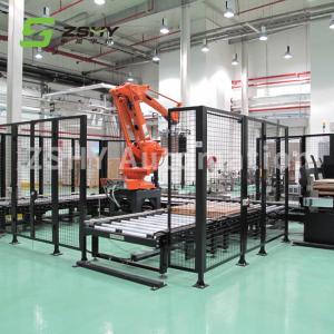 China High Speed 30-50pcs/Min Robot Palletizer Automatic Box Palletizer on sale